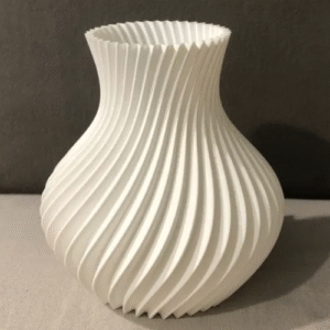 Vaso Espiral Branco